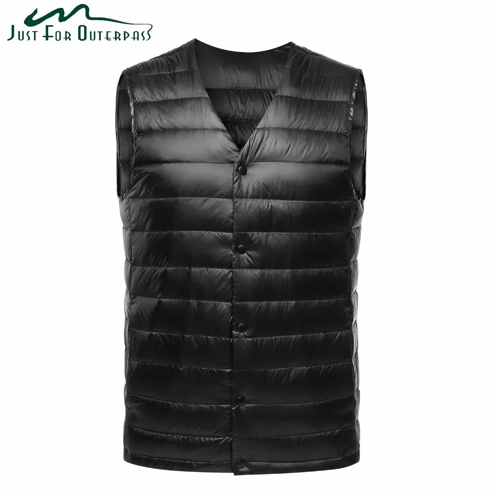 2018 New Fashion Ultra Light Down Vest Men Spring Autumn Sleeveless ...