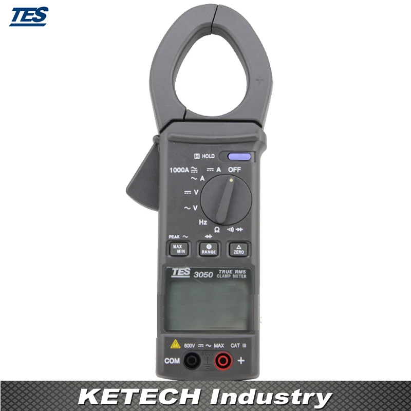 

Digital TRMS AC/DC Clamp Meter Peak Hold Measurement TES-3050