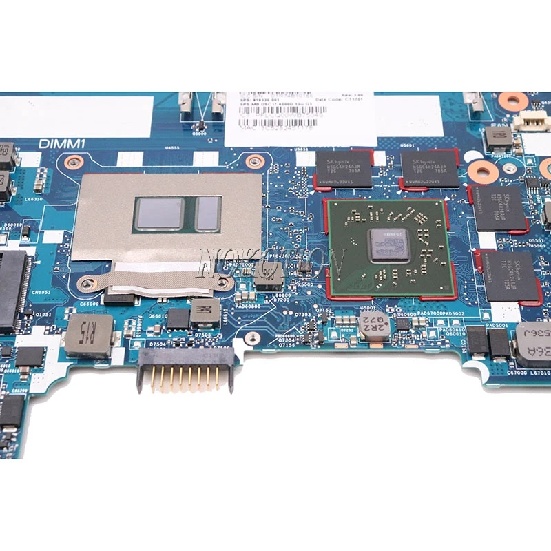 Nokotion 918335-001 918335-601 For HP EliteBook 840 G3 15U-G3 6050A2892401-MB-A01 Laptop Motherboard with I7-6500 processor