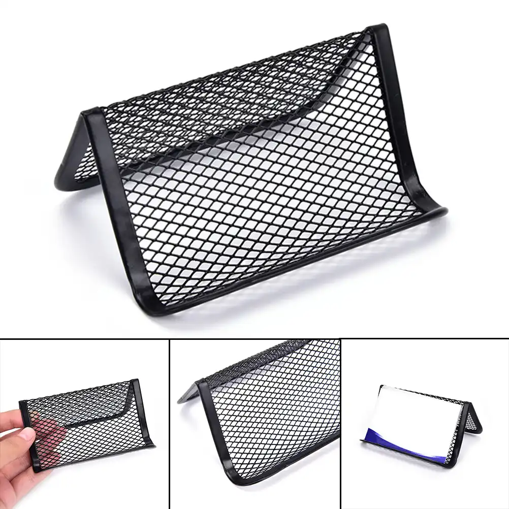 1pc Desk Shelf Box Card Holder Display Stand Business Card Holder