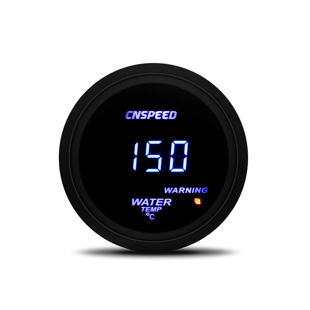 CNSPEED " 52 мм цифровой светодиодный измеритель температуры воды для автомобиля 40-150 Цельсия с 1/8NPT датчик температуры воды датчик расхода воздуха