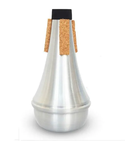 Hot sale Aluminum Alloy  Straight Trumpet Mute Trompete Trompeta Trompet Straight Sourdine For Jazz Instrument Practice GYH
