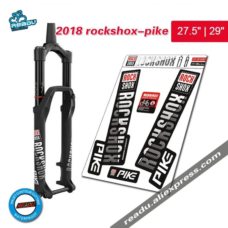 

2018 rockshox PIKE decals mountain bike front fork stickers bicycle front fork decals PIKE stickers