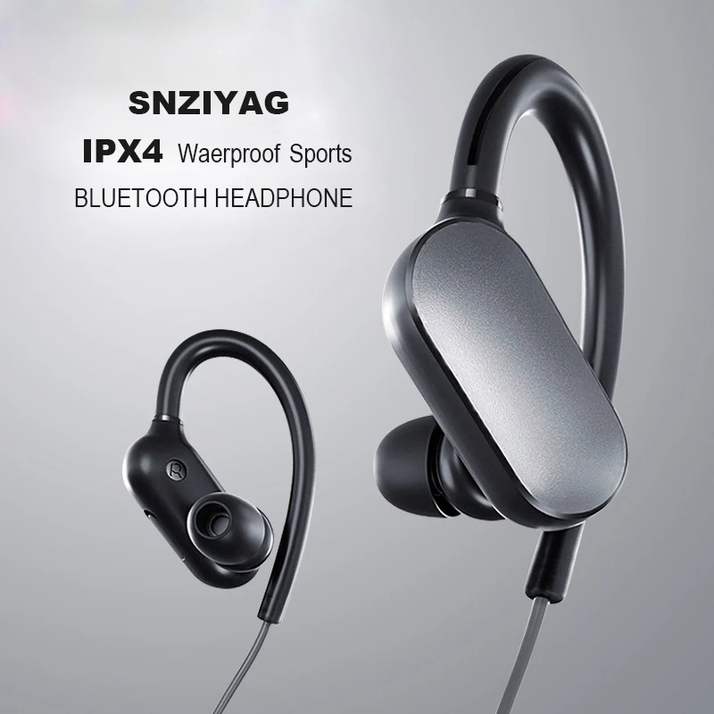 

ZY18 Sport Bluetooth Earphone IPX4 Waterproof Earpiece Running Stereo Headset with Mic Wireless earphone headphones for Xiaomi