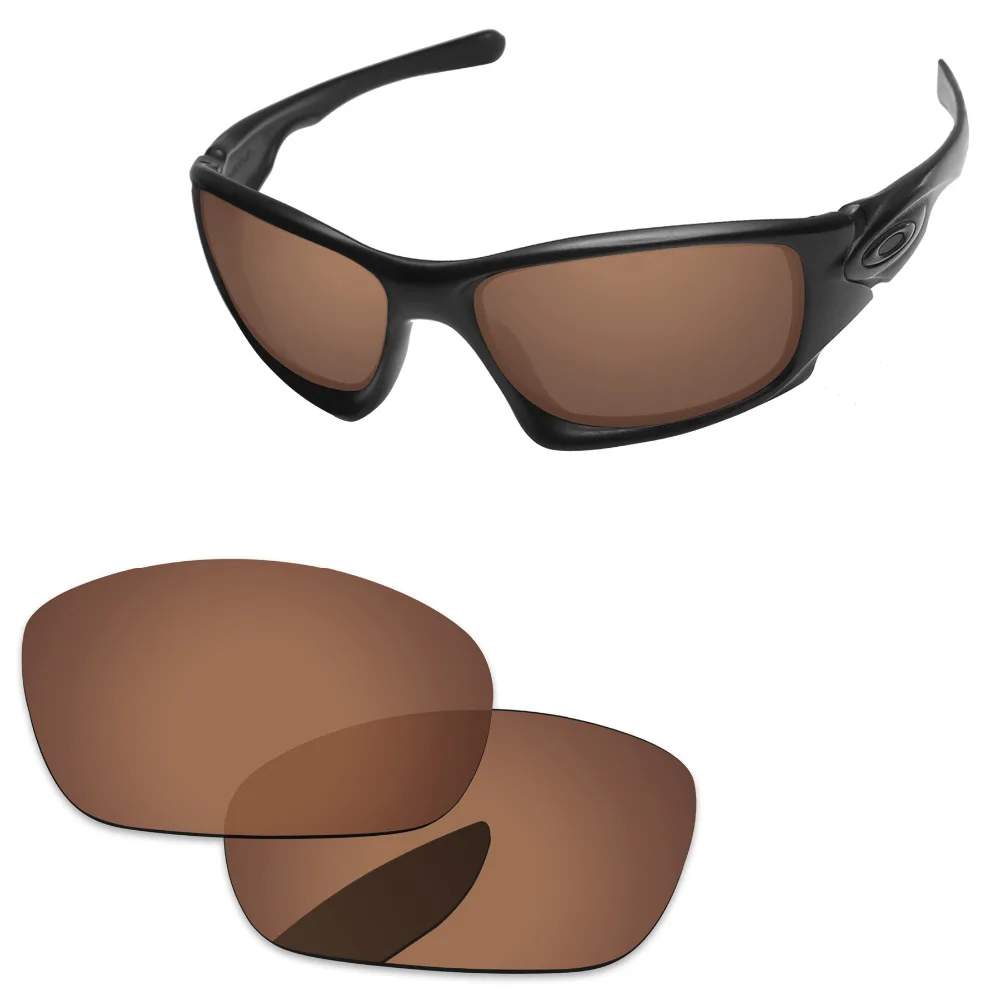 Copper Brown Polarized Replacement Lenses For Ten X Sunglasses Frame