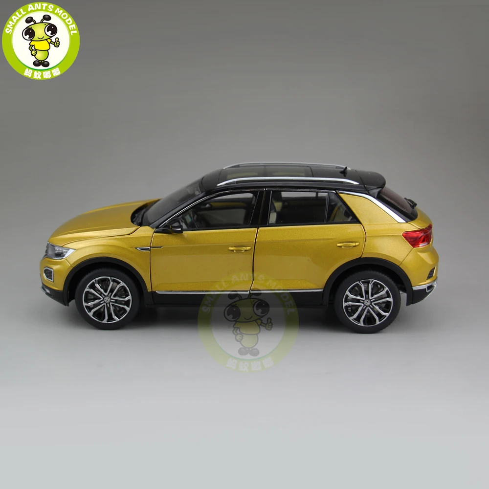 1/18 FAW T-ROC T ROC литая модель автомобиля игрушки Дети Мальчики Девочки Коллекция подарков на день рождения хобби черная крыша