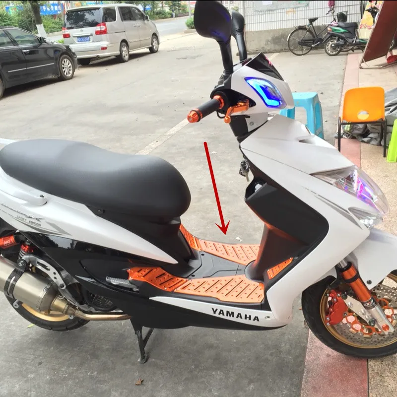 Motorcycle Accessories For The Yamaha Cygnus X New Motorcycle Scooter Aluminum Foot Rest Foot Rests Foot Pedal Foot Rests Aliexpress