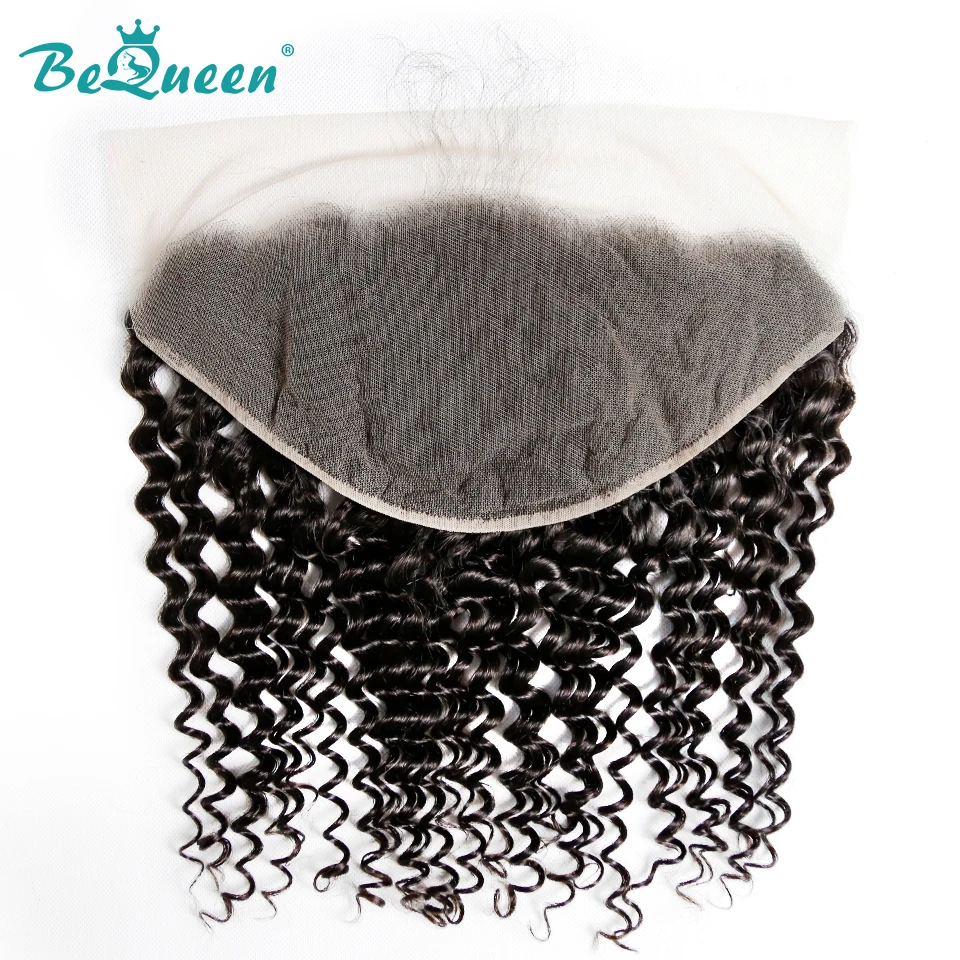 Bequeen Hair Заводские бразильские волосы 13 by 6 Прозрачная Кружевная фронтальная