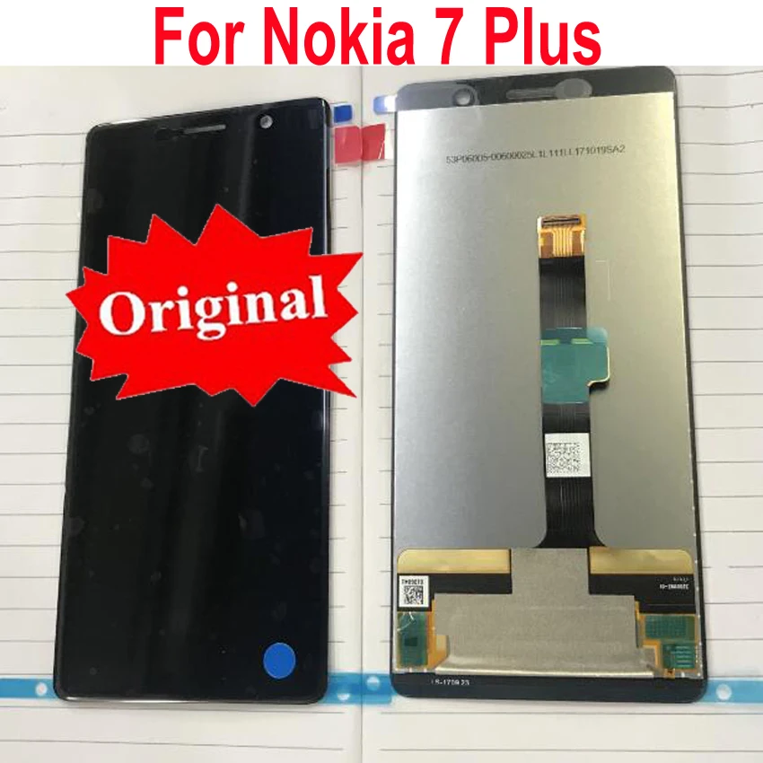 

Original Best E7 Plus LCD Display Touch Panel Screen Digitizer Assembly Sensor For Nokia 7 Plus 7Plus TA-1046 TA-1055 TA-1062