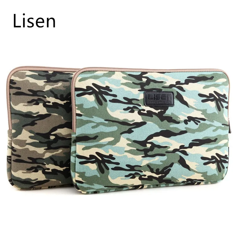 

2019 New Brand Lisen Camouflage Sleeve Case For Laptop 11,12,13,14,15,15.6 inch,Bag For ipad 9.7" For MacBook Air, Free Shipping