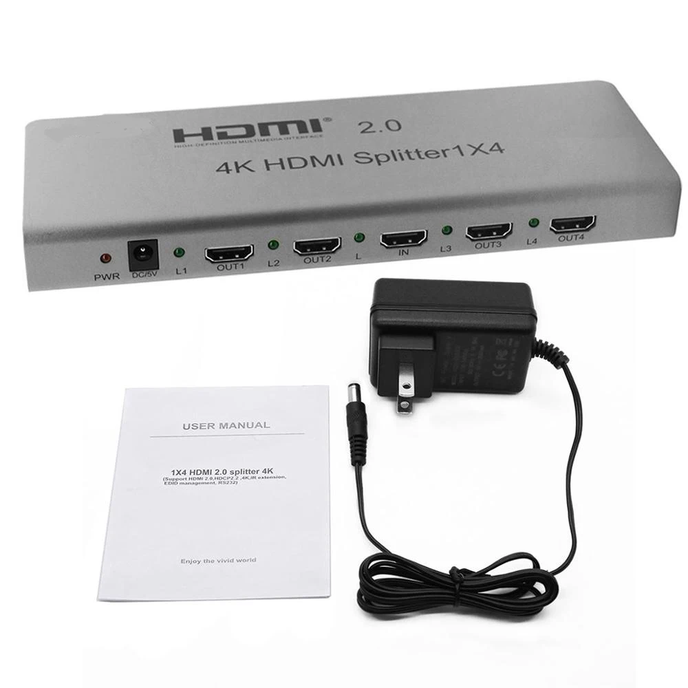 4K60Hz 1x4 HDMI splitter-6