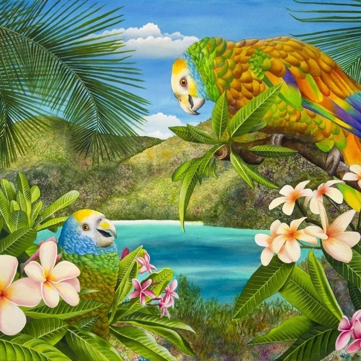 Have You Heard Poster Print by Carolyn Steele (32 x 24)