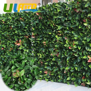 

ULAND 10"x10" Artificial Boxwood Hedges Panels Plastic Decorative Plant Wall Factory Grass Sythenic Ivy Fencing Garden Ornaments