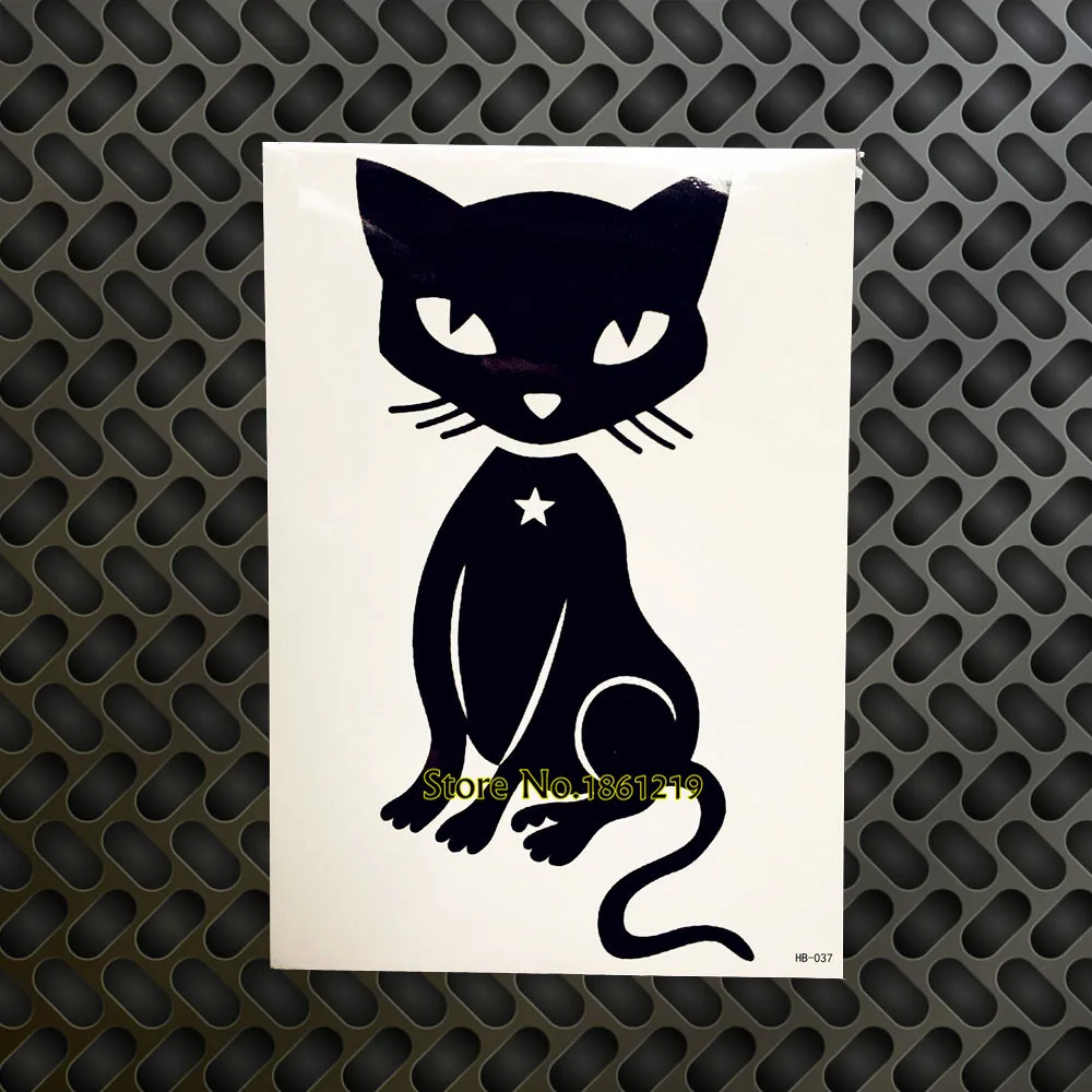 gatto nero tatuaggio