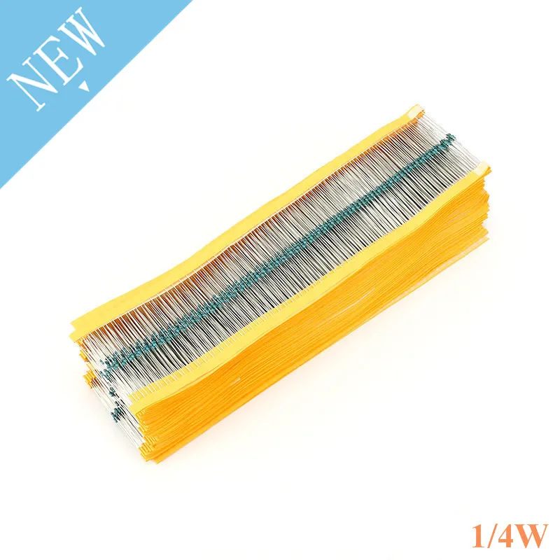 

100pcs 1/4W Metal Film Resistor 220 ohm 220R 1% Tolerance Precision RoHS Lead Free In Stock