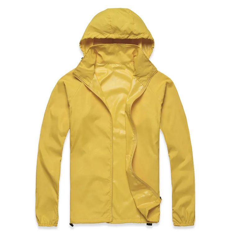 Быстросохнущие кожаные куртки водонепроницаемые пальто с защитой от ультрафиолета Спортивная брендовая одежда для отдыха на природе походная Мужская и женская куртка