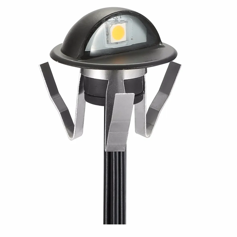 10PCS/Lot FVTLED LED Deck Lights 35mm Half Moon Outdoor Garden Decoration LED Underground Lamps IP65 Waterproof Pathway Lighting 4
