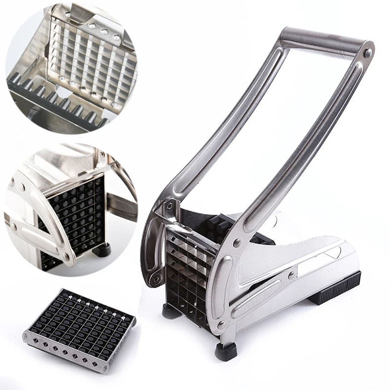 Potato Fries Cutter Machine French Fry Fruit Vegetable Tools Chips Splitters Kitchen Gadget Dining Accessories Supplies Products