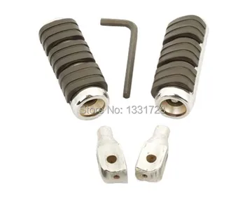

Chrome Wing Foot Pegs Rests For 2003-2006 kawasaki vulcan 1600 classic (rear)
