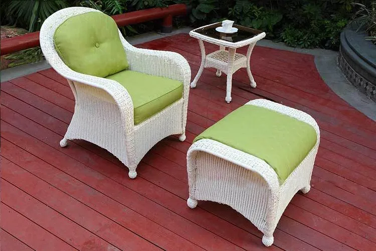Высококачественное садовое уличное плетеное кресло диван современная мода