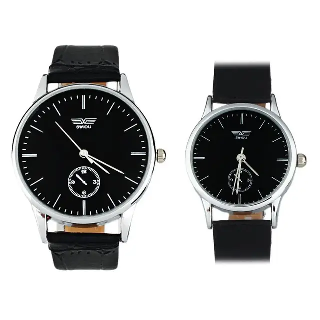 xiniu Classic Man Woman's Quartz Watch Fashion Couple Lover's Watches PU Leather xiniu Classic Man Woman's Quartz Watch Fashion Couple Lover's Watches PU Leather