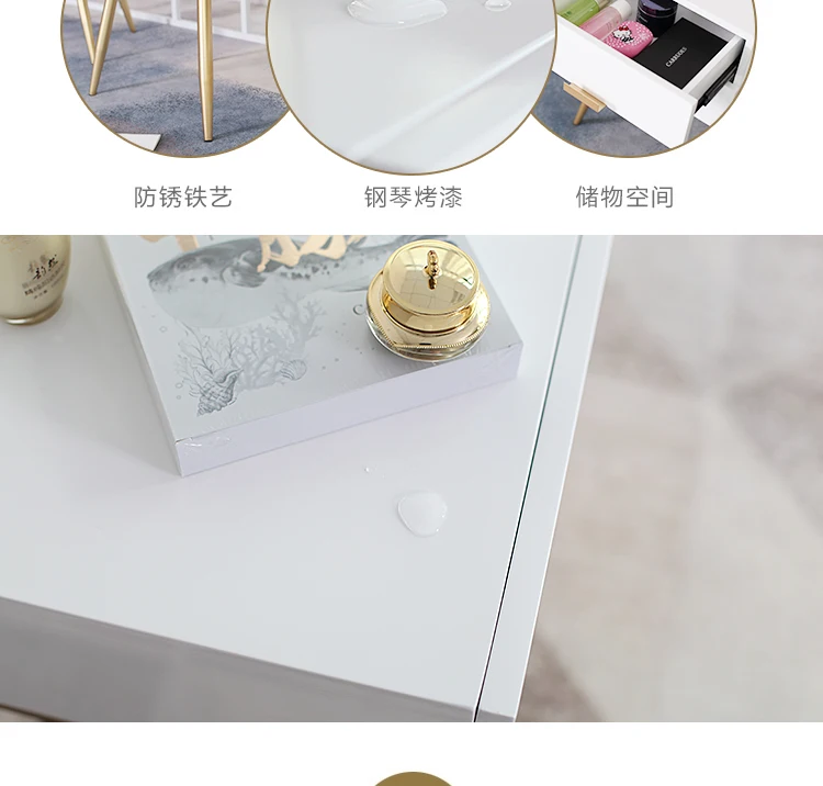 Луи Мода тумбочки прикроватный шкаф оригинальность простота современная мода золотой железный шкаф для хранения прикроватный шкаф