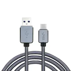 USB-C USB 3,1 Тип C со штепселем, для передачи данных и подзарядки зарядный кабель для Oneplus 3 три высокой плотности плетеные Aug3