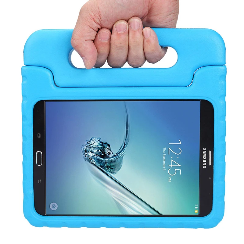 

Luxury Silicone Case For Samsung T530 Case Cover Shockproof Children Kids Handle Stand Protective Cover For Samsung T530 Case