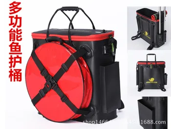 

Thickened EVA folding fishing bucket live fish bucket multi-purpose fish guard bucket fishing box