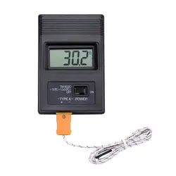Портативный промышленный термометр электронный Зонд термометр явный прочный термопары Thermodetector