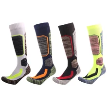 Новинка 35-39, лыжные носки, зимние теплые мужские и женские, для катания на открытом воздухе, для катания на сноуборде, для пеших прогулок, спортивные носки, толстые термо-носки