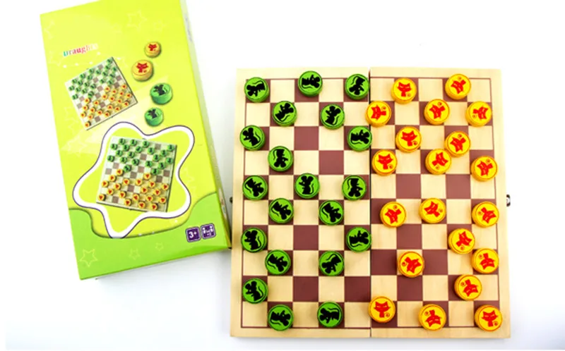 New wooden toy baby checkers & chess baby educational toy baby gift baby toy Free shipping New wooden toy baby checkers & chess baby educational toy baby gift baby toy Free shipping