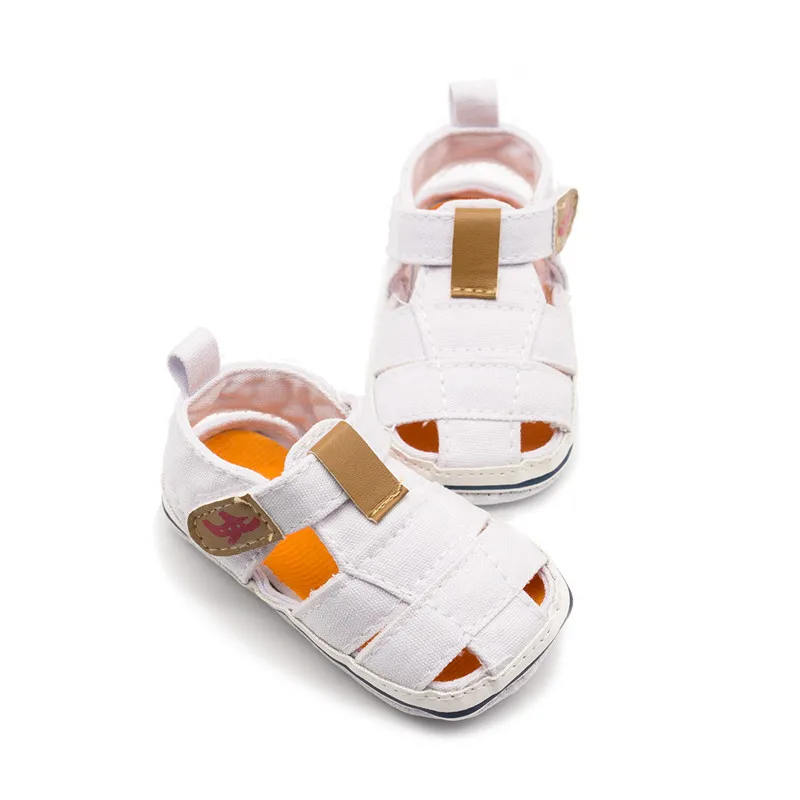 Adela Flower Baby Boy Sandals Fashion Style Baby Summer Shoes Breathable Soft Sole Denim Baby Sandals Boys 0-18M bebek sandalet
