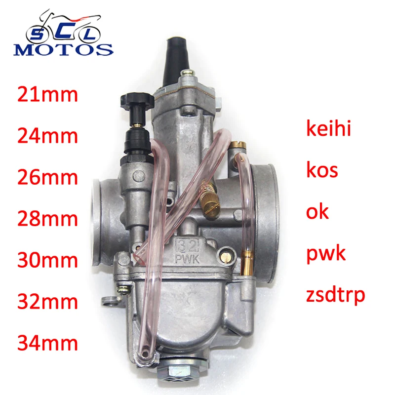 Мотоциклетные карбюраторы Sclmotos 21 24 26 28 30 32 34 мм KEIHI KOSO OKO карбюратор с