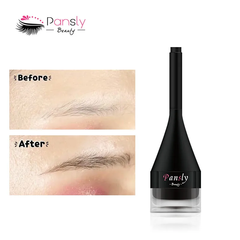 

PANSLY Eyebrow Gel Microfiber Fiber Extension Cream Waterproof , Tattoo Pen Sweat-proof Sombrancelha