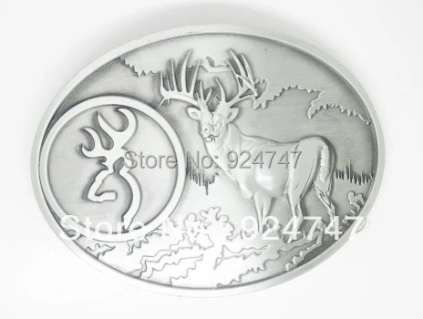 

Browning Pewter finish Buck Belt Buckle