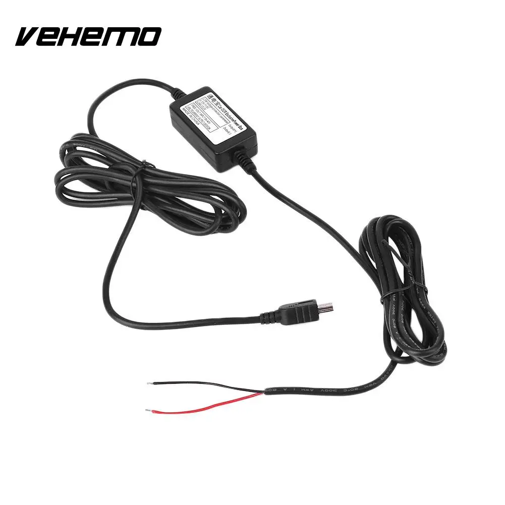 

Vehemo In Car Driving Recorder Dash Cameras Hard Wire 2.5A W/ Take Electrical