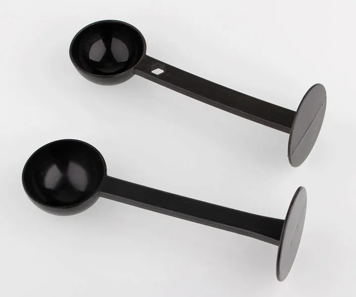 3pcs Coffee Espresso Scoop Plastic 10g Measuring Spoon Tamper Press