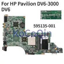Материнская плата ноутбука KoCoQin для hp Pavilion DV6-3000 DV6 материнская плата 595135-001 595135-501 DAOLX8MB6D1