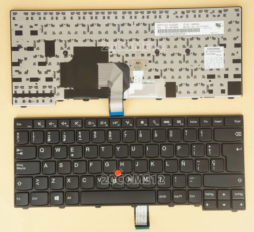Keyboard lenovo thinkpad t450 laptop with graphic card