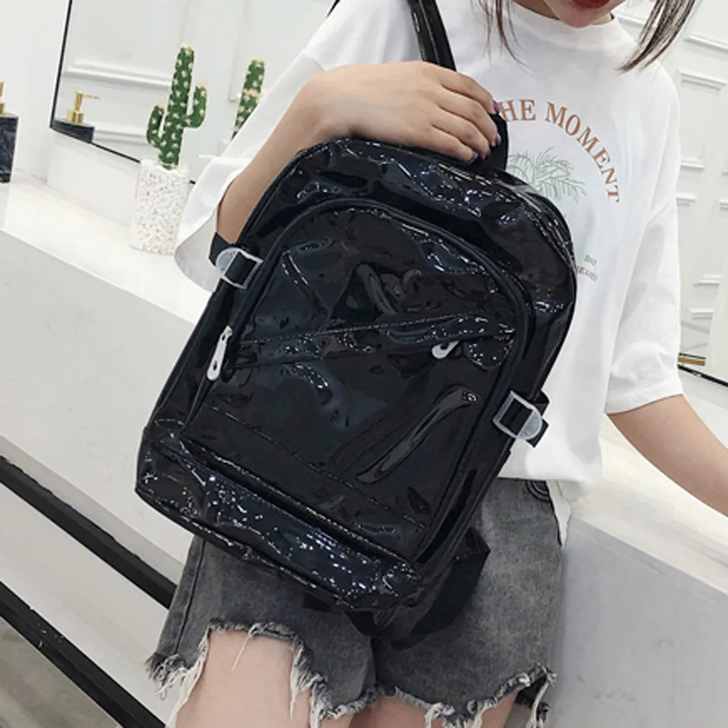 

Unisex Outdoor Candy Color Waterproof Backpacks Shoulder Bag School Packages Sports leisure travel transparent waterproof June12
