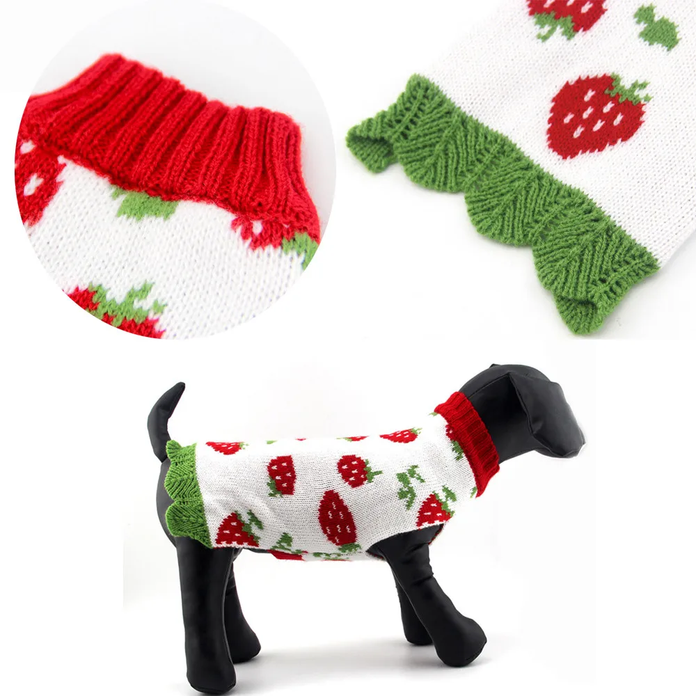 MUQGEW dog hoodie Sweater Winter Warm Coat Pet Dog Clothes For Small