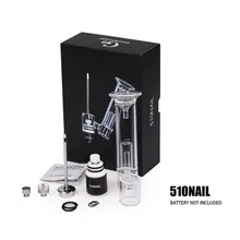 510 ногтей Rig Enail воск распылитель испаритель Vape Танк стекло фильтр Dab Bubbler с стекло Percolator Титан керамика кварц катушки