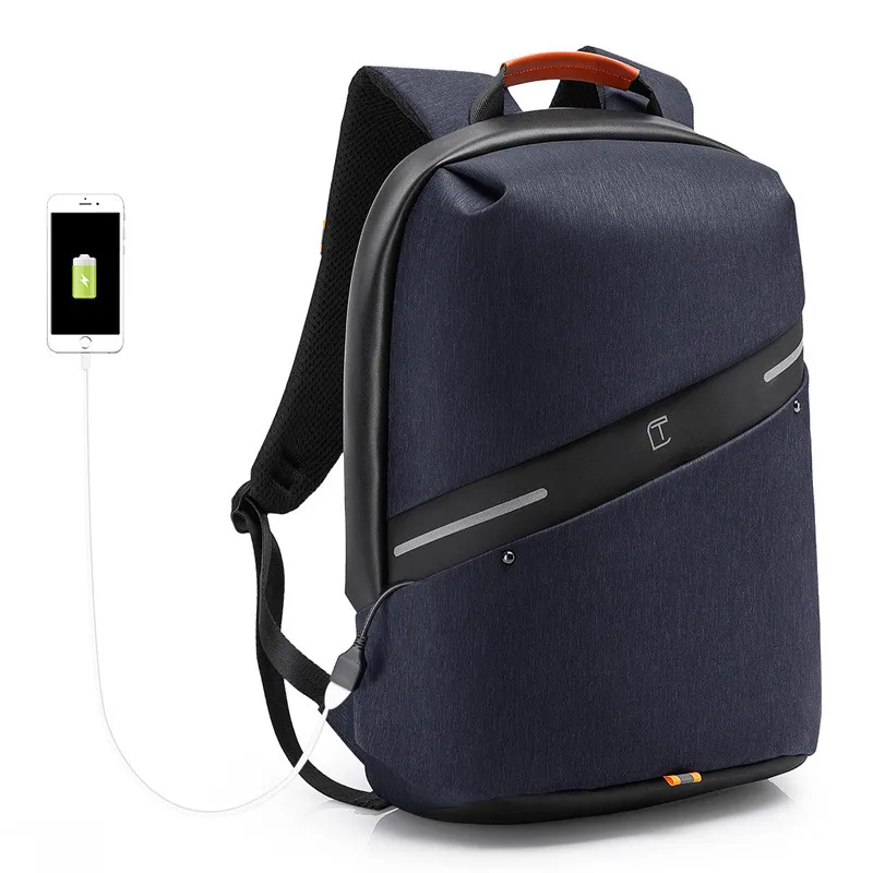 

USB laptop nylon luxury backpack Men's 2018 Leisure travel waterproof shoulder bag business man computer bag backpack