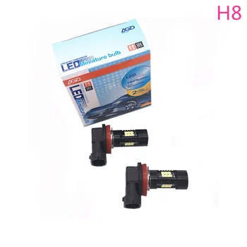 

H8 Super Bright Fog SMD LED Light Bulbs,High Power Extremely Bright White-6000K Lamps Replacement (Pack of 2)