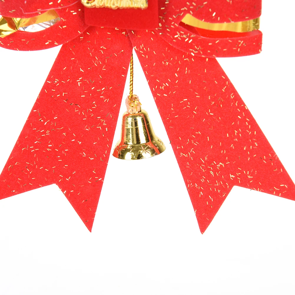 Для дома безделушки веселые рождественские вечерние украшения для сада банты рождественские принадлежности для вечеринки украшения с бантом на дереве