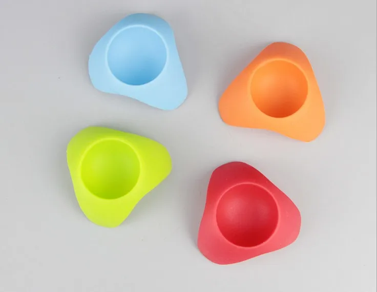 1PC Silicone Egg Cup Holder Serving Cups Perfect For Hard And Soft Boiled Eggs Frame Seat OK 0516 | Дом и сад
