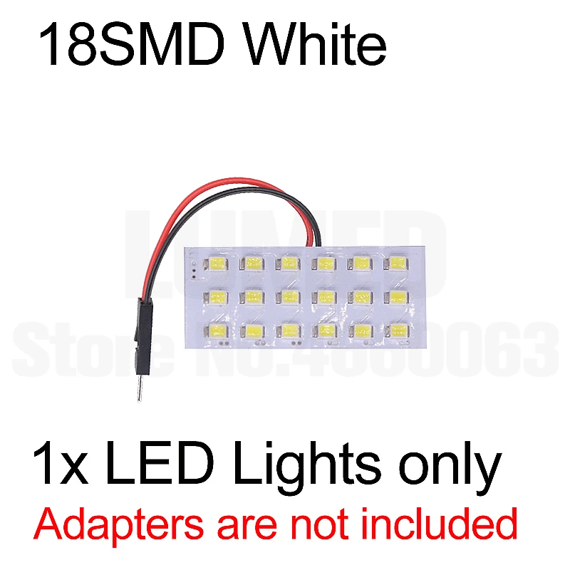 1х гирлянда T10 1210 SMD Автомобильный светодиодный панельный светильник для автомобиля, авто интерьерный светильник, купольная лампа для чтения, лампа BA9S DC 12V - Испускаемый цвет: Options 3