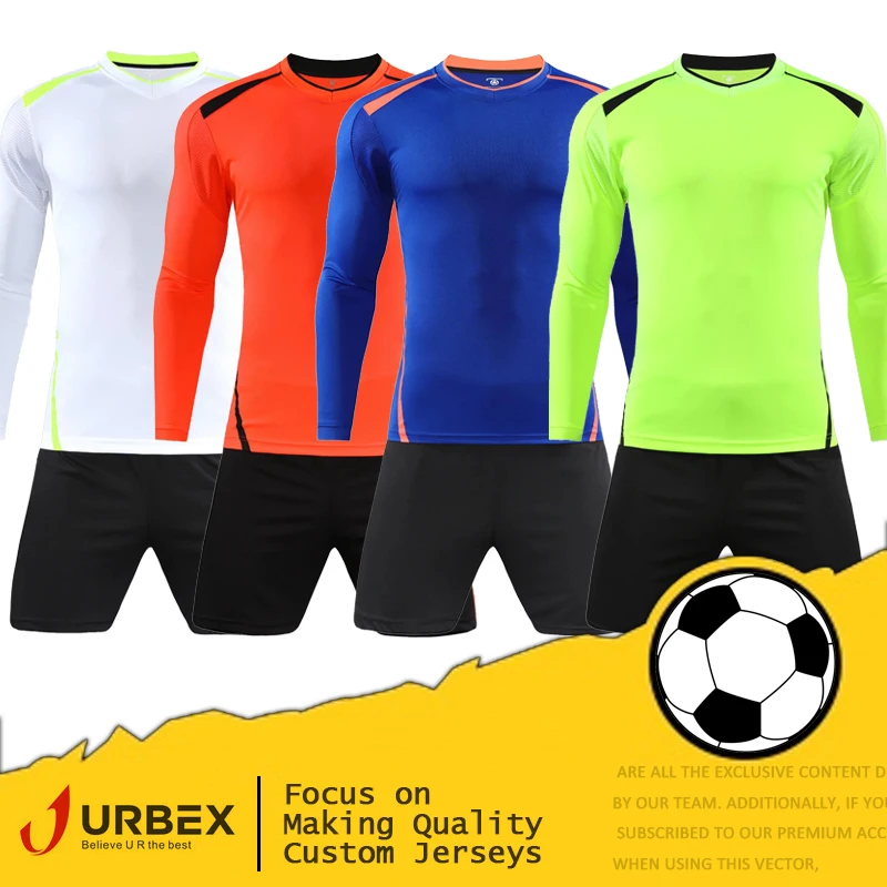 

URBEX Custom Soccer Jerseys Personalize Football Shirt Blank Plain Soccer Set DIY Your Own Team Kit Customize Uniforms FLD1045