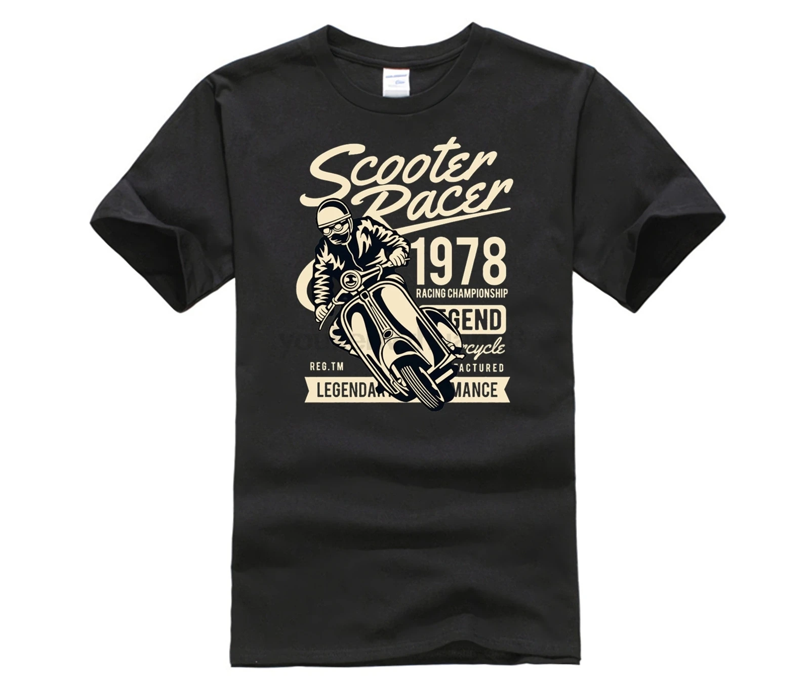 

HOT deals Classic Scooter Racer Tee Shirt Men's T-shirt Lambretta Vespa Gilera Derbi Moto Guzzi Aprilia Motorbike